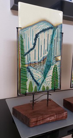Fused Glass Yosemite Falls